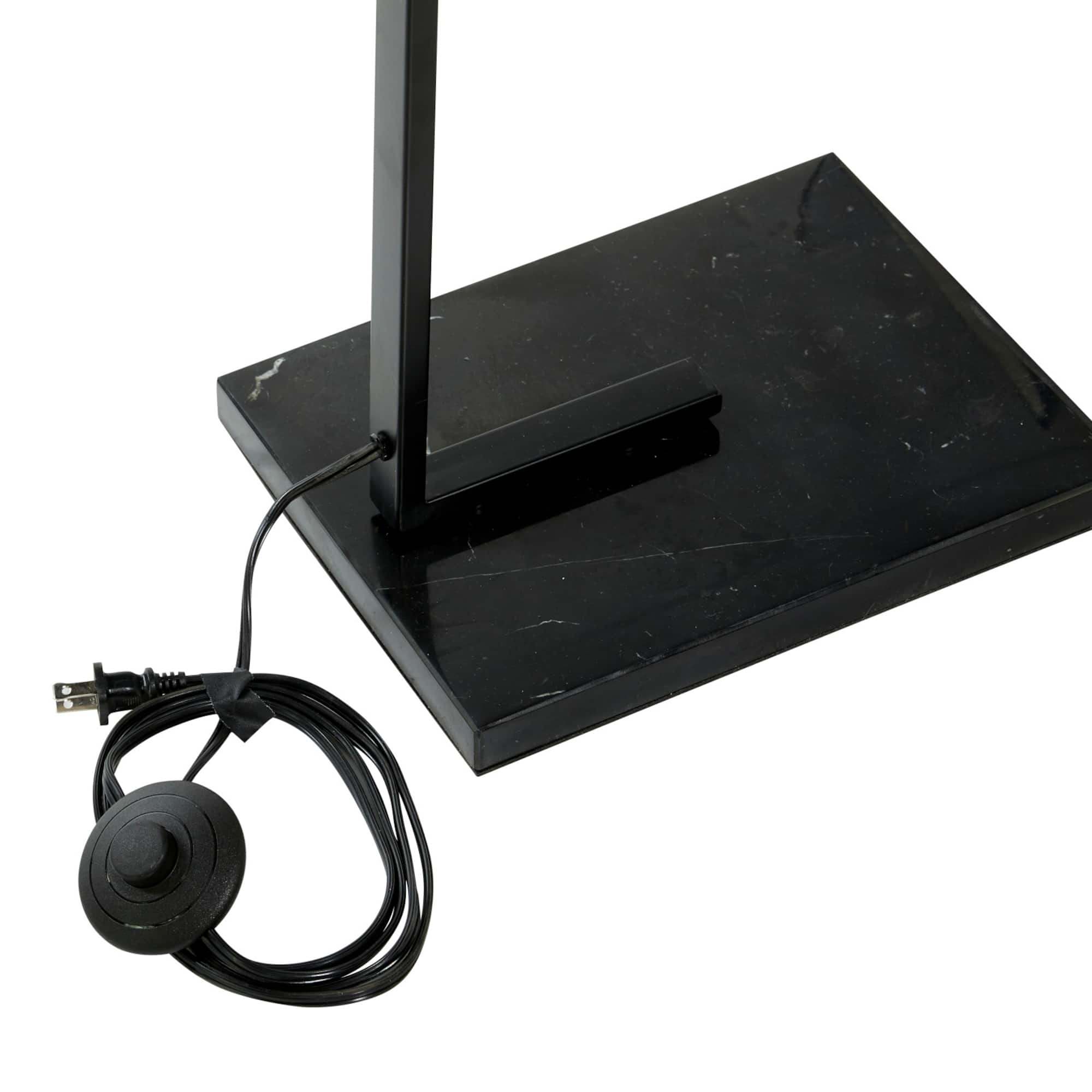Black Metal Traditional Floor Lamp, 64" x 16" x 29"